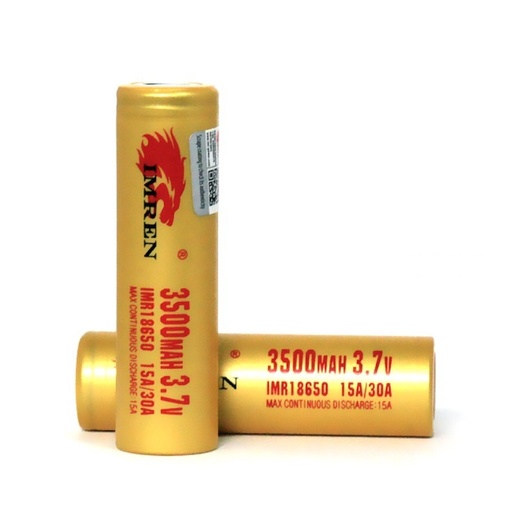 IMREN 18650 3500mah 30A (2pk)